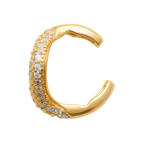 Cuff обеца Изискана нежност с камъни